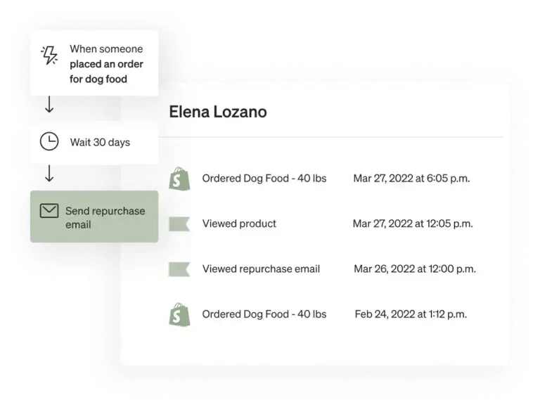 Example of Klaviyo workflow