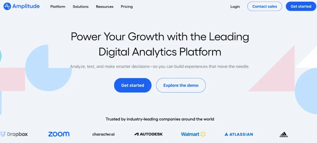 Amplitude Front Page