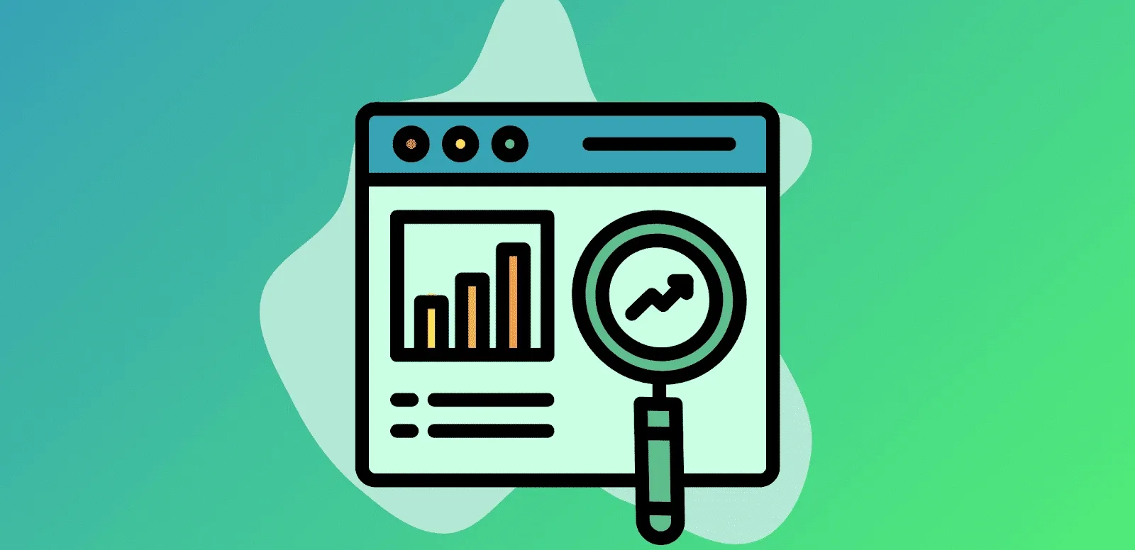 Graphic depicting ecommerce analytics software